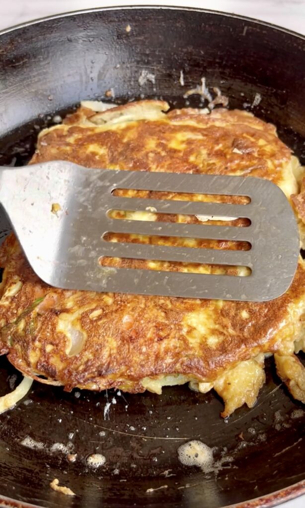 Square omelette