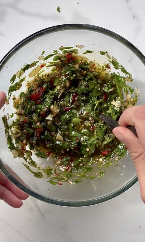 Chimichurri sauce