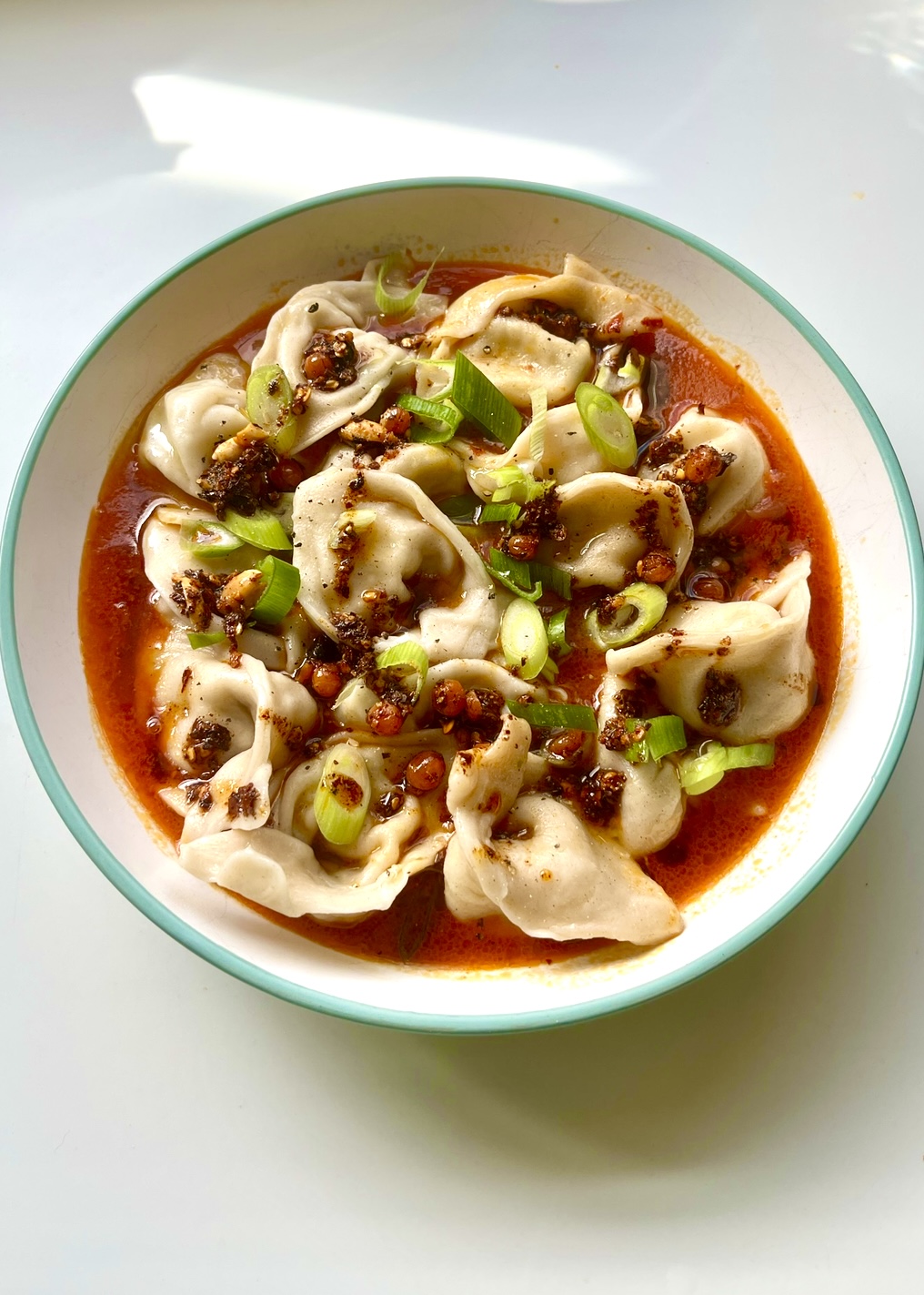 Veggie Chilli Oil Wontons