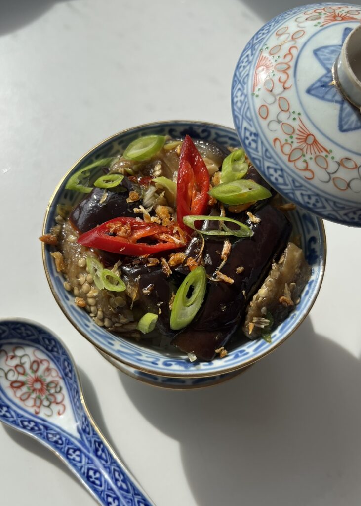 Chinese Steamed Aubergines