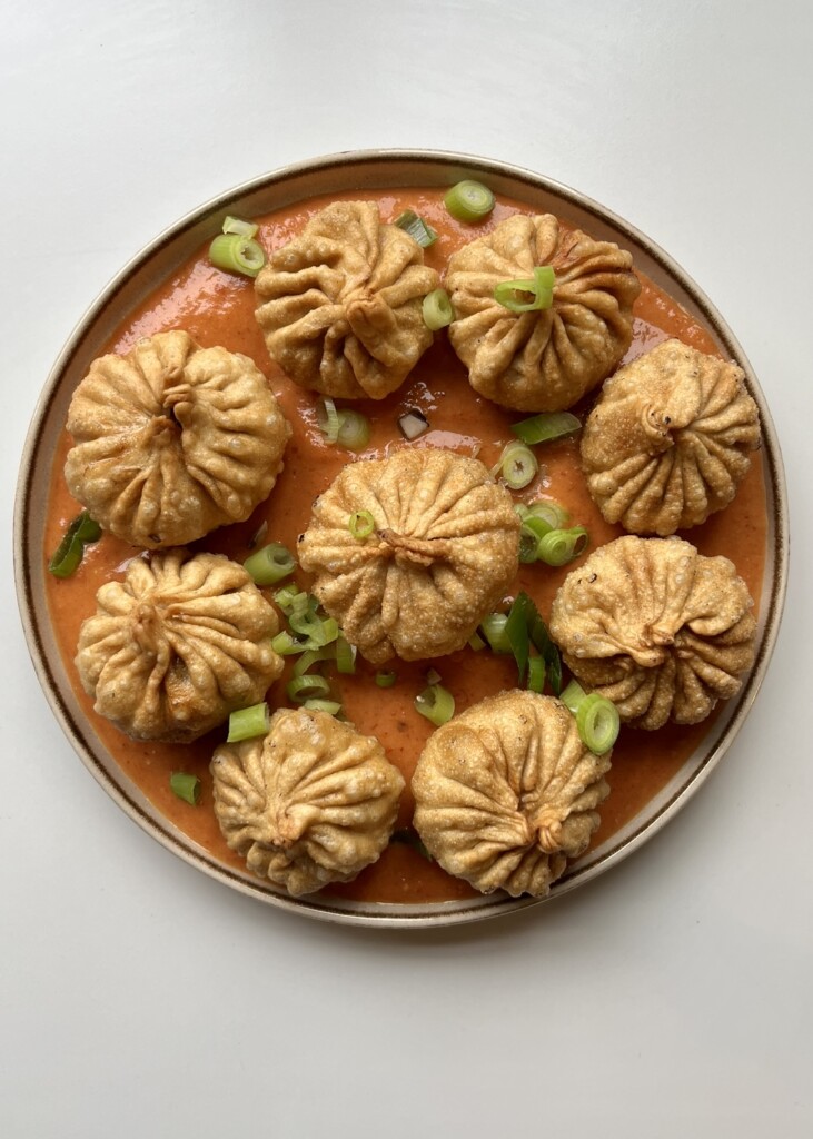 Fried Momos [The BEST Vegan Dumplings] | Myriad Recipes