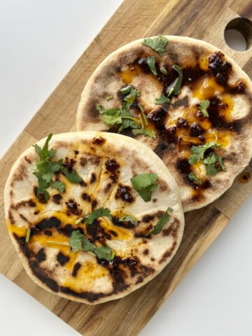 3-Ingredient Cheesy Naan
