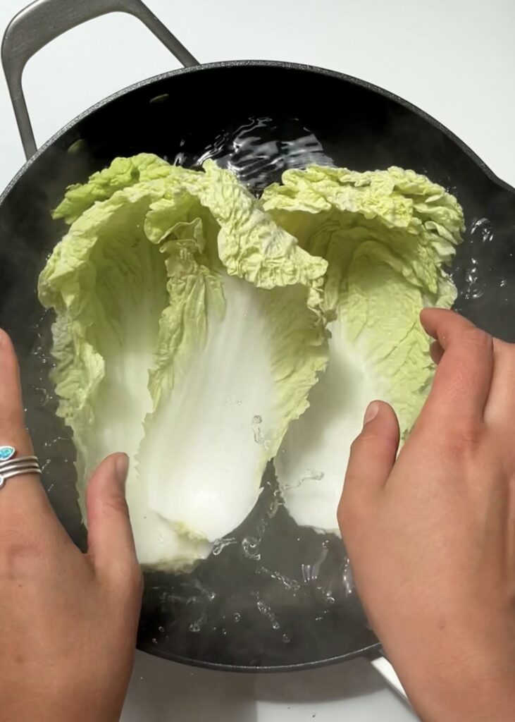 Blanch Cabbage
