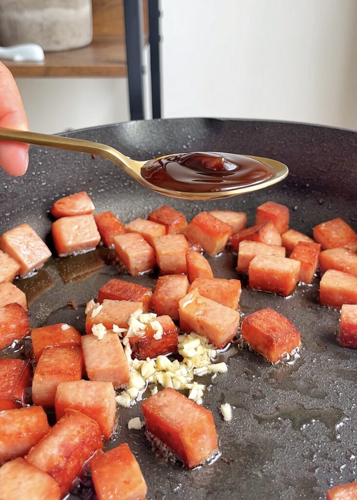 Easy Spam Ramen with Egg