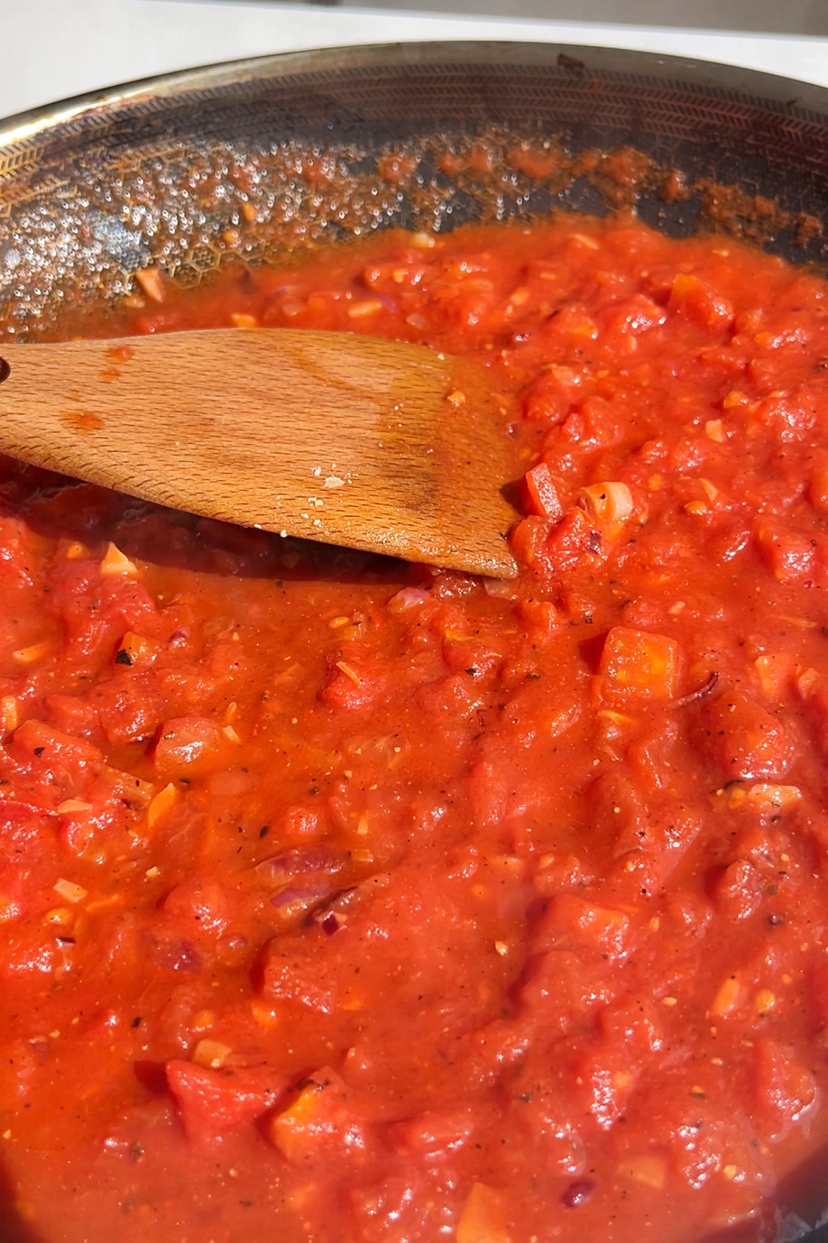Tomato sauce. 