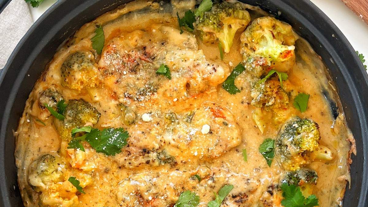 Quick Cheesy Baked Chicken with Cream of Chicken Soup